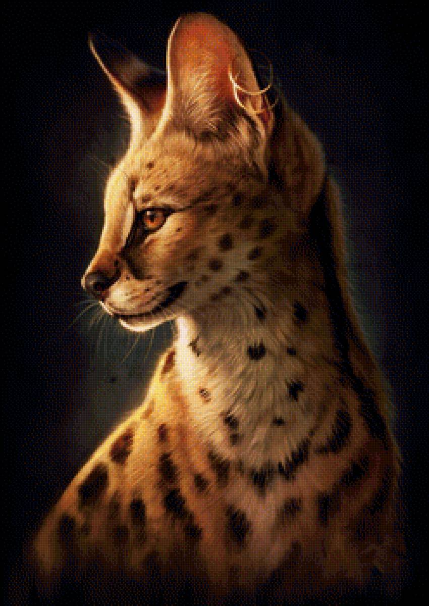 Кошка - кошка, животные, рисунок - предпросмотр