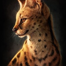 Схема вышивки «Кошка»