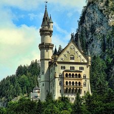 Схема вышивки «Замок»