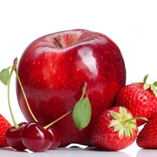 Схема вышивки «Фрукты»