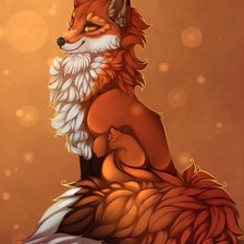 Схема вышивки «Лисичка»