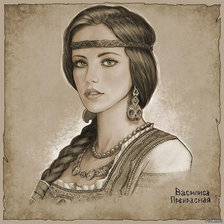 Схема вышивки «василиса прекрасная»