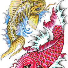 Схема вышивки «ryby»