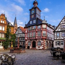 Схема вышивки «Старый город»