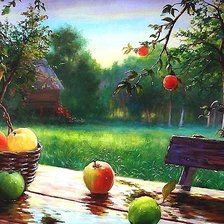 Схема вышивки «УРОЖАЙ ЯБЛОК»