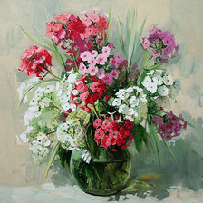 Схема вышивки «цветы»