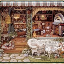 Схема вышивки «ЖАНЕТ КРУСКАМП. Уютный дом-1»