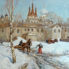 Схема вышивки «Зима»