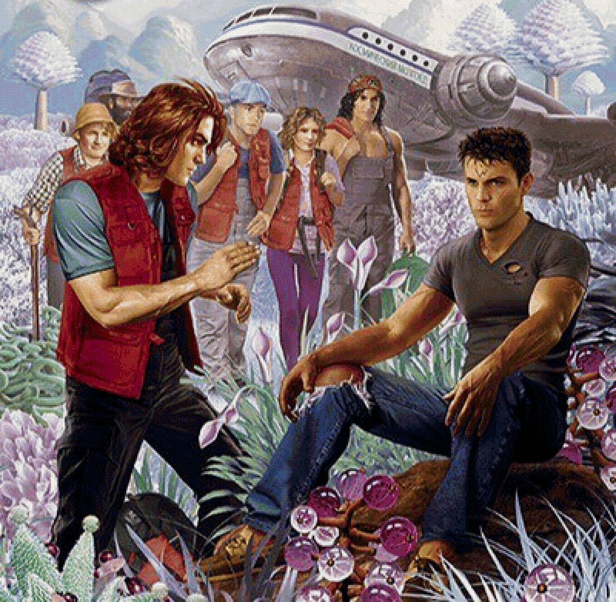 Книга - фэнтази, сказки, иллюстрации - предпросмотр