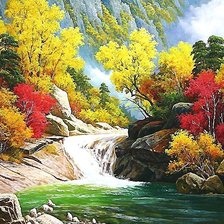 Схема вышивки «ПЕЙЗАЖ»