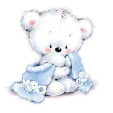 Схема вышивки «Мишка мальчик»