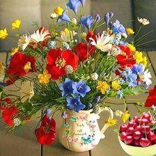 Схема вышивки «Летний букет»