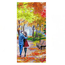 Схема вышивки «В осеннем парке»