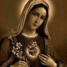 Схема вышивки «Сердце Марии»