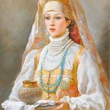 Схема вышивки «Боярышня»