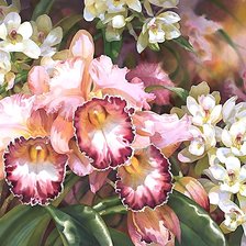 Схема вышивки «акварель»