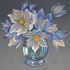 Схема вышивки «цветы»