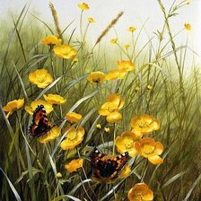 Схема вышивки «ПОЛЕВЫЕ ЦВЕТЫ»