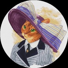 Схема вышивки «Кот»