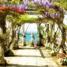 Схема вышивки «У моря»