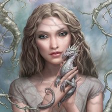 Схема вышивки «дракон»