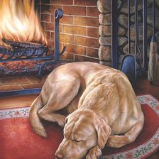 Схема вышивки «собака»