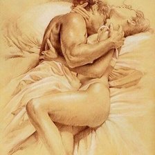 Схема вышивки «AMOR SEPIA»