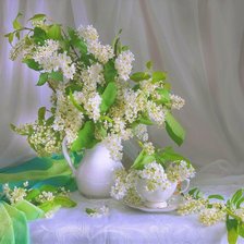 Схема вышивки «Сирень»