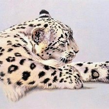 Схема вышивки «Барс»