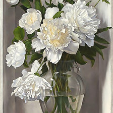 Схема вышивки «Серия "Пионы"»