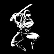 Схема вышивки «Ниндзя»