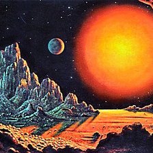 Схема вышивки «На солнечной стороне Луны»