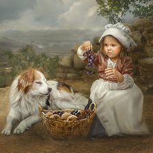 Схема вышивки «волшебный мир детства»