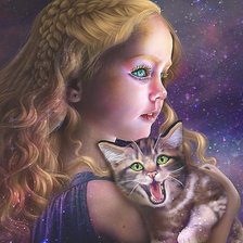 Схема вышивки «волшебный мир детства»