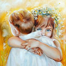 Схема вышивки «дети 45»