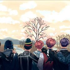 Схема вышивки «Bts»