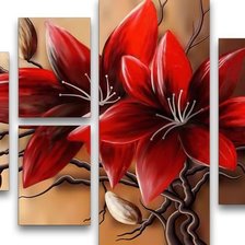 Схема вышивки «полиптих»