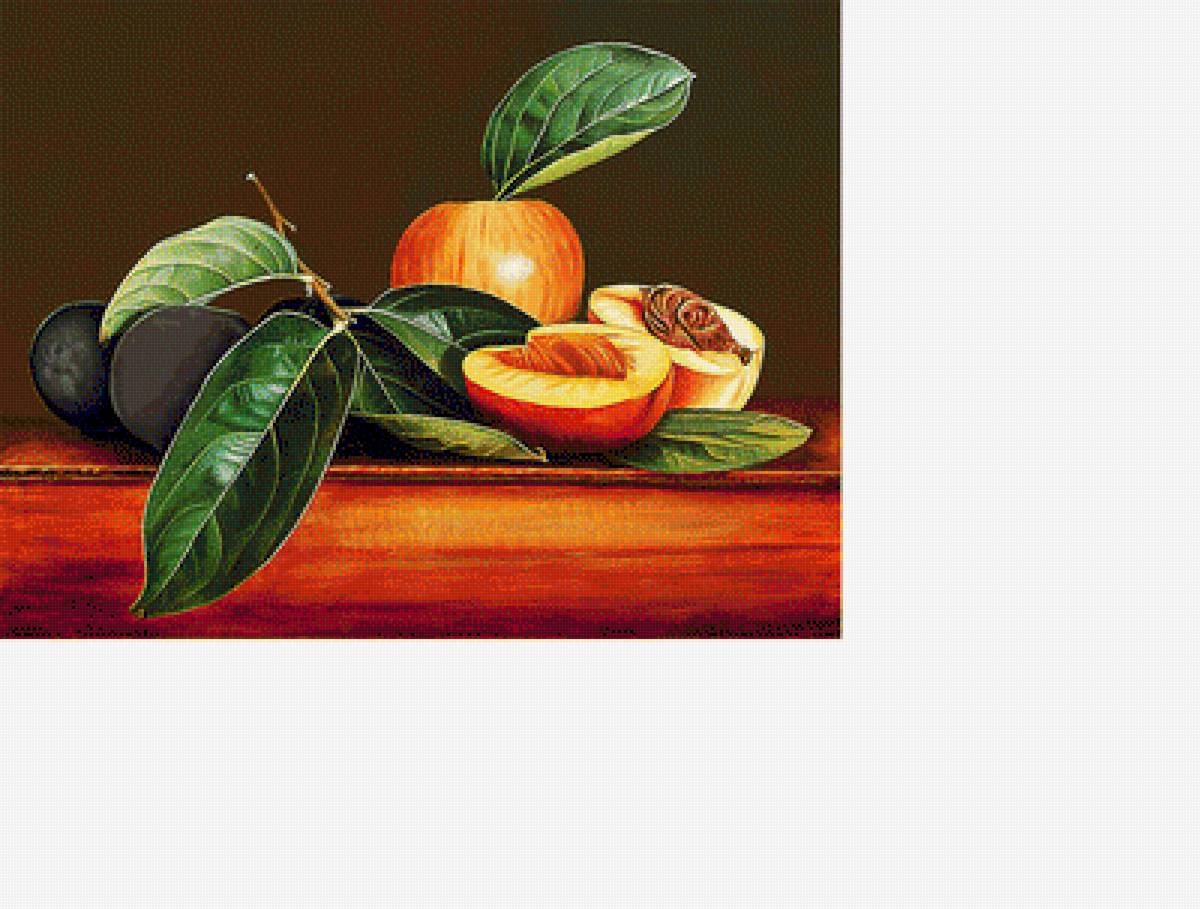 Натюрморт. - живопись., натюрморт, фрукты - предпросмотр