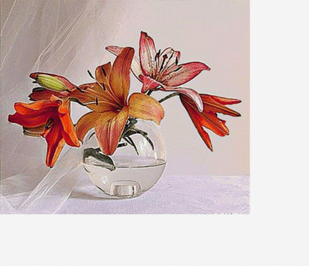 Натюрморт. - цветы, натюрморт, живопись. - предпросмотр