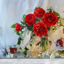 Схема вышивки «Цветы»