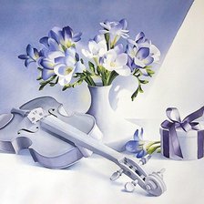 Схема вышивки «акварель»