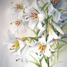 Схема вышивки «акварель»