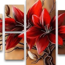 Схема вышивки «POLIPTICO FLORES»