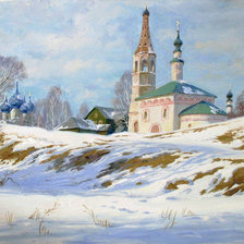 Схема вышивки «Суздальская весна»