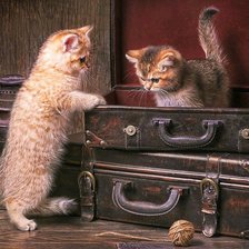 Схема вышивки «Прятки»