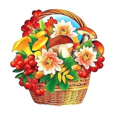 Схема вышивки «ДАРЫ ОСЕНИ»