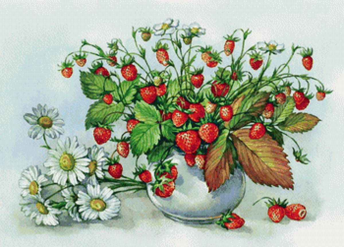 №1901514 - земляника.ромашки - предпросмотр