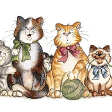 Схема вышивки «Семейный портрет»