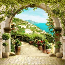 Схема вышивки «У моря»