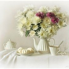 Схема вышивки «НАТЮРМОРТ С ЦВЕТАМИ»